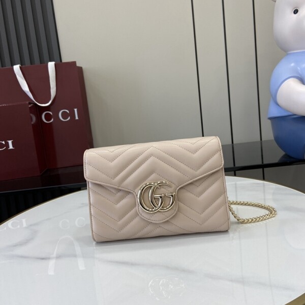 위핑,구찌 GUCCI Marmont 클래식 심플 더블 G 숄더백