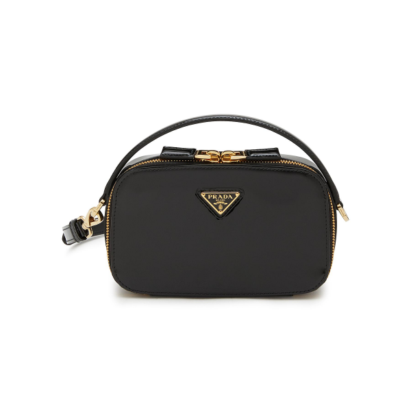위핑,프라다 PRADA 25 SS 여성 오데트 페이턴트 가죽 토트 백 1BH206VOVM069 F03KJ Black TP433512623 17.5x10.5x4.5cm