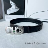 페라가모 Ferragamo 클래식 엠보 남성 자동 벨트 3.5cm