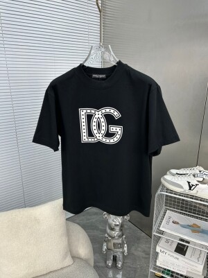 돌체앤가바나 Dolce & Gabbana DG 프린팅 커플 반팔 티