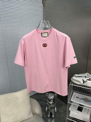 구찌 GUCCI 라운드 G 프린팅 커플 반팔 티