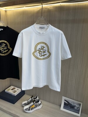 몽클레르 MONCLER 패션 프린트 커플 반팔 티