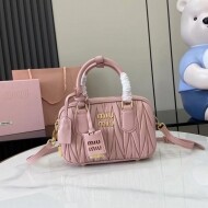 미우미우 MIU MIU Arcadie Matelasse 패션 볼링 토트백