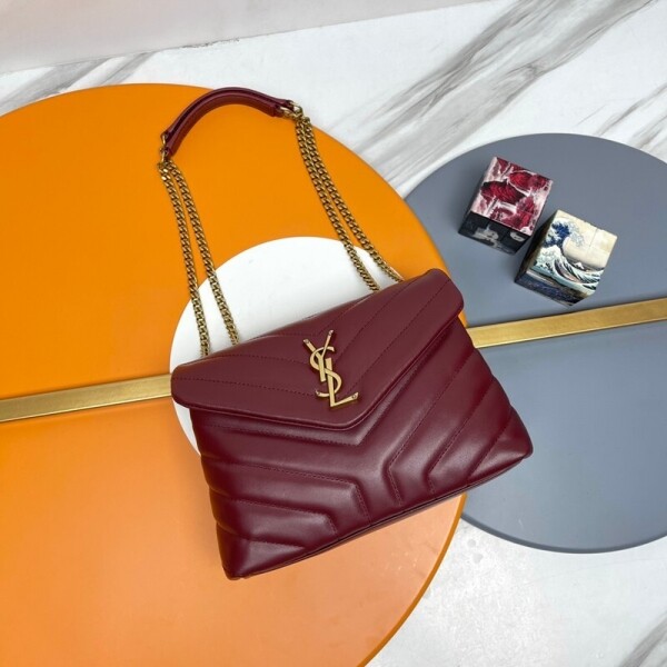 위핑,생로랑 Saint Laurent Loulou 클래식 모던 여성 체인 숄더백