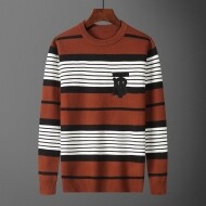 버버리 BURBERRY 스트라이프 라운드 남성 니트 스웨터