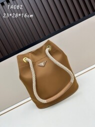 프라다 PRADA 클래식 삼각 로고 나일론 숄더백