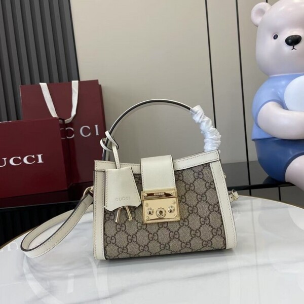 위핑,구찌 GUCCI Padlock 모던 컴팩트 토트 숄더백