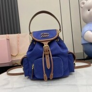 미우미우 MIU MIU 패션 캔버스 백팩