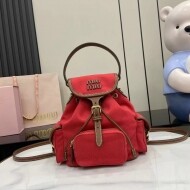 미우미우 MIU MIU 패션 캔버스 백팩
