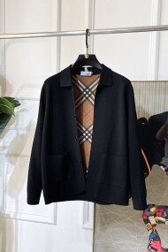 버버리 BURBERRY 클래식 요소 빈티지 캐주얼 니트 카디건