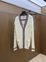 셀린느 CELINE 클래식 요소 디자인 캐주얼 니트 카디건