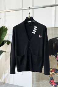톰브라운 Thom Browne 클래식 요소 디자인 캐주얼 니트 카디건