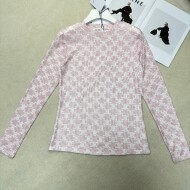 셀린느 CELINE 플라워 로고 캐주얼 빈티지 긴팔 톱