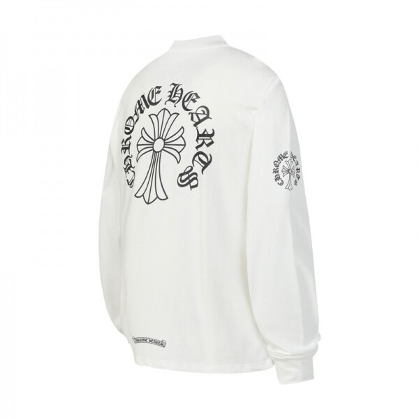 위핑,크롬하츠 Chrome Hearts 클래식 요소 프린트 디자인 캐주얼 긴팔 티셔츠 남녀공용