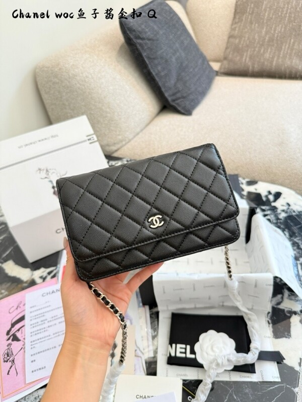 위핑,샤넬 CHANEL 클래식 블랙 캐비어 숄더백