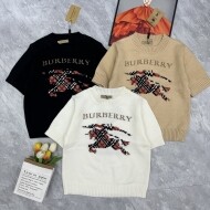 버버리 BURBERRY 여자 반팔 스웨터 프리사이즈 45~60kg