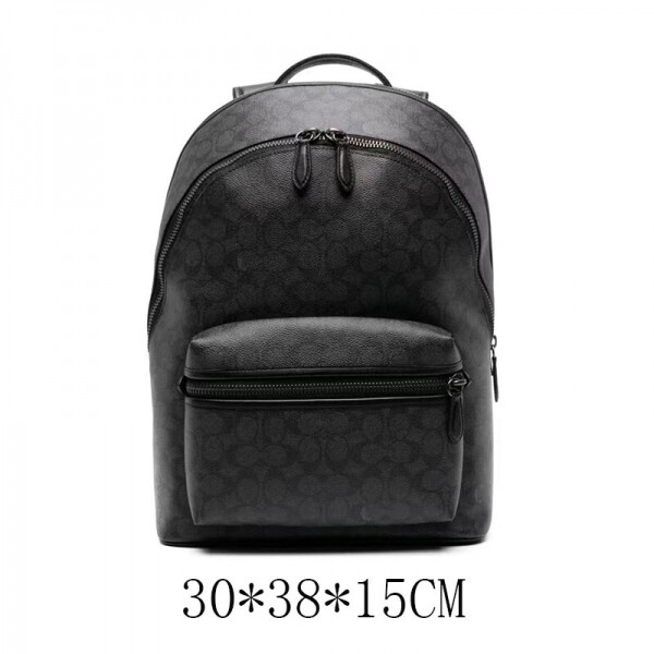 위핑,코치 조절식 모노그램 프린트 백팩 CP159 CHRCHARCOAL