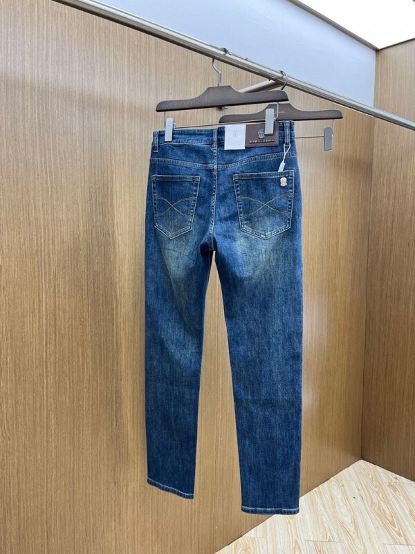 위핑,브루넬로 쿠치넬리 Brunello Cucinelli 신상 스판 워싱 남성 청바지