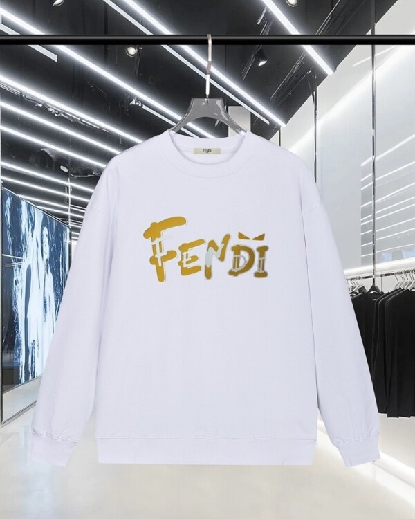 위핑,펜디 FENDI 클래식 디자인 캐주얼 크루넥 스웨트셔츠