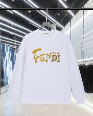펜디 FENDI 클래식 디자인 캐주얼 크루넥 스웨트셔츠