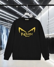 펜디 FENDI 클래식 디자인 캐주얼 크루넥 스웨트셔츠