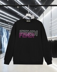 펜디 FENDI 클래식 디자인 캐주얼 크루넥 스웨트셔츠