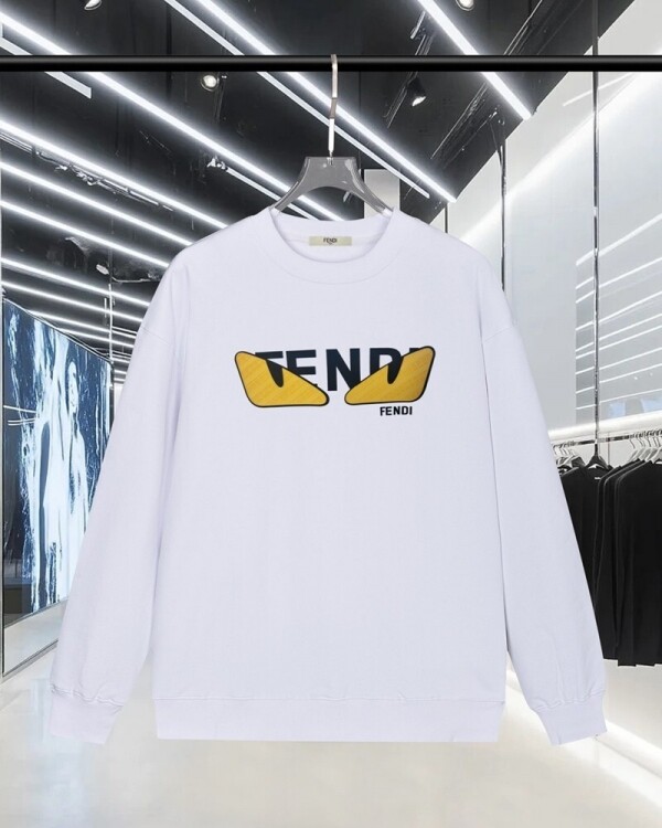 위핑,펜디 FENDI 클래식 디자인 캐주얼 크루넥 스웨트셔츠