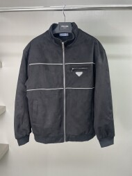 프라다 스웨이드 재킷