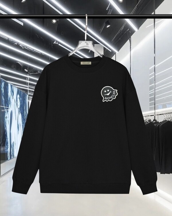 위핑,몽클레르 MONCLER 클래식 로고 패턴 캐주얼 크루넥 스웨트셔츠
