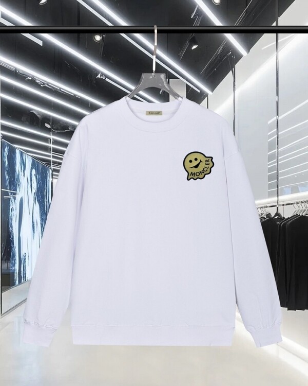 위핑,몽클레르 MONCLER 클래식 로고 패턴 캐주얼 크루넥 스웨트셔츠