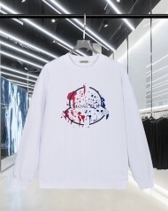 몽클레르 MONCLER 클래식 로고 패턴 캐주얼 크루넥 스웨트셔츠