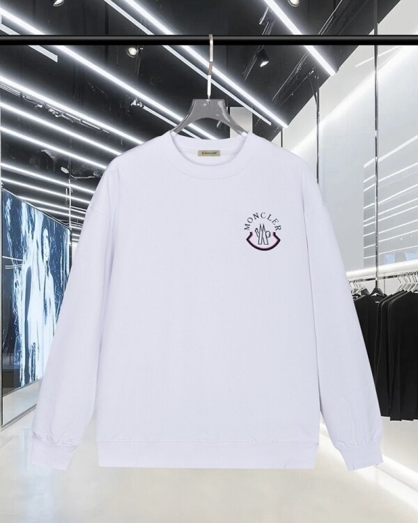 위핑,몽클레르 MONCLER 클래식 로고 패턴 캐주얼 크루넥 스웨트셔츠