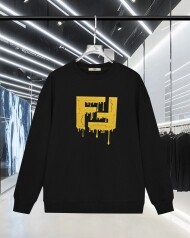펜디 FENDI 클래식 패턴 디자인 커플 크루넥 스웨트셔츠