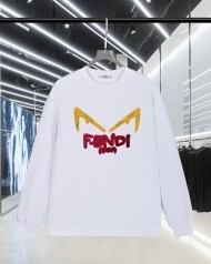 펜디 FENDI 클래식 패턴 디자인 커플 크루넥 스웨트셔츠