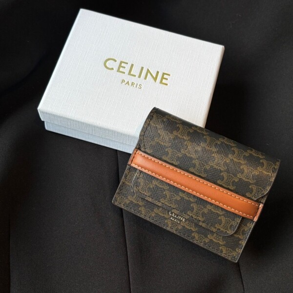 위핑,셀린느 트리오페 캔버스 비지니스 카드지갑