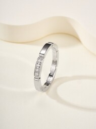 까르띠에 Cartier 클래식 심플 큐빅 슬림 커플링