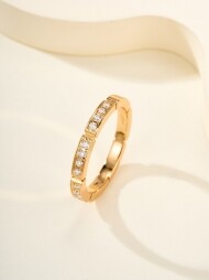 까르띠에 Cartier 클래식 심플 큐빅 슬림 커플링