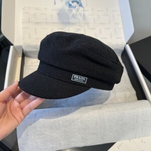 프라다 와이드 베레모 머리둘레 57cm