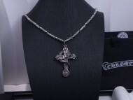 크롬하츠 Chrome Hearts 펀칭 앤티크 펜던트펑크 목걸이