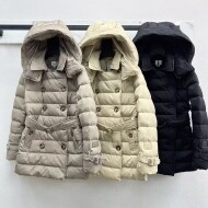  버버리 점퍼 클래식 더블 후드 다운