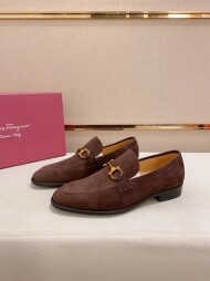 페라가모 Ferragamo 클래식 비즈니스 남성용 레트로 캐주얼 슈즈