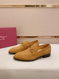 페라가모 Ferragamo 클래식 비즈니스 남성용 레트로 캐주얼 슈즈