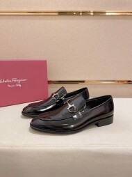 페라가모 Ferragamo 클래식 비즈니스 남성용 레트로 캐주얼 슈즈