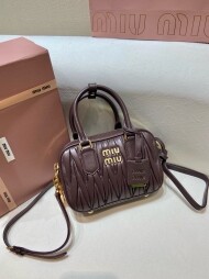 미우미우 마테라쎄 탑핸들 토트백 5BB123