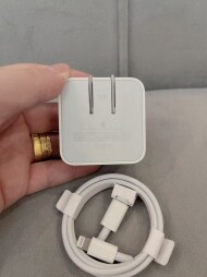 최신 아이폰 급속 충전 듀얼 충전 케이블 개별 포장, 듀얼 USB-c 콘센트