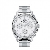 코치 BOYFRIEND 14503129 BRECLET 손목시계 38mm 실버 CHRONOGRAPH 페이스