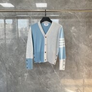 톰브라운 배색 가디건