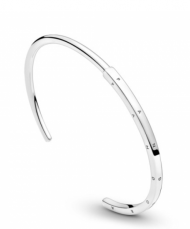 판도라 실버 시그니처 오픈 뱅글 팔찌