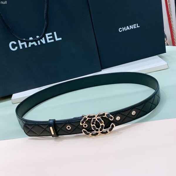 위핑,샤넬 CC로고 가죽 벨트 Chanel Belt 폭3.0CM A73463