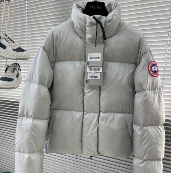 위핑,캐나다구스 사이프레스 크롭 패딩 재킷 실버 2256W C